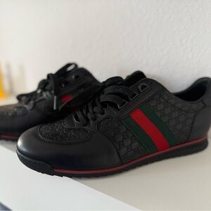 Gucci GG leather sneakers